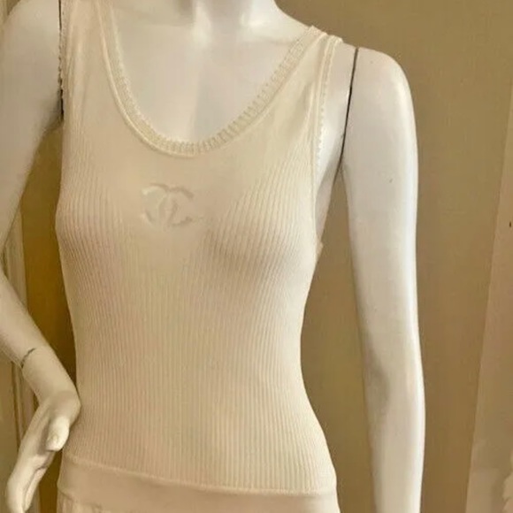 CHANEL CC LOGO DRESS SIZE 40 - Picture 2 of 16